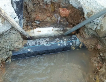 贡觉测漏水之水管漏水